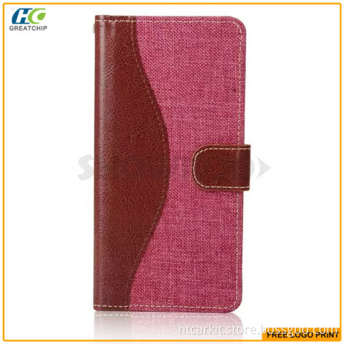3 card holder & 1 Money wallet holder cell phone case For Samsung galaxy note 5 / Note 5 edge